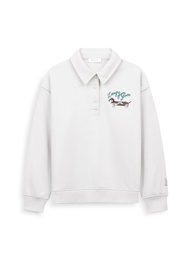 AIIZ (เอ ทู แซด) - AIIZ เสื้อแขนยาวเด็กผู้ชายคอปกโปโล AIIZ Boys Petite Cafe Polo Sweatshirt