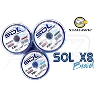 Seahawk SOL Lines Braided SOL X8 Tali Benang 8 Sulam