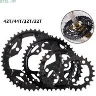 Fast ship❤️Wear resistant Round Bike Chainring 22T/32T/42T/44T for Enhanced Chain Retention