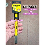 Stanley flat nose iron chisel 12mm 1/2 inch long 6 inches 150mm 16-287 STHT16287-8