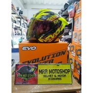 evo RX5 riot halface helmet