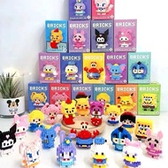 Mini Bricks contains 6 pcs Cartoon & Anime Character Figures - Assembled Nano Block Toys