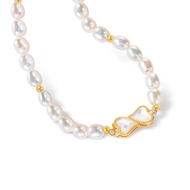 SK Jewellery Radiant Hearts Pearl Necklace