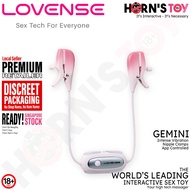Horns Toy Lovense Gemini NIpple Clamp With Vibration and Appl Controll Vibrating Nipple for Women Couple