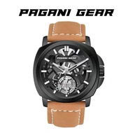 Pagani Gear Jam Tangan Lelaki Men's Leather Quartz Watch PG-L4011