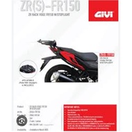 GIVI MONORACK BRACKET HEAVY DUTY AND GIVI BOX U37N LITRE FOR VOGE FORMICA COSSA FR150.