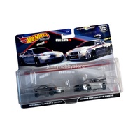 Hot Wheels Nissan GTR R34 & R32 Nismo Twin Pack