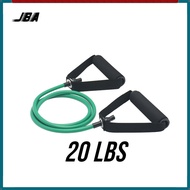 JBA Resistance Band With Handle 5 Levels 10-30lbs TPE Elastic Band For Workout Bands For Women Lengt