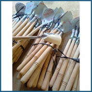 ✬ ↕ ☬ Sandok Set Stainless Half wooden
