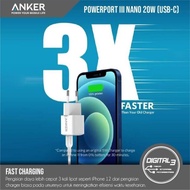 Terlaris Anker Powerport Iii Nano Pd Power Delivery 20Watt 20W Power