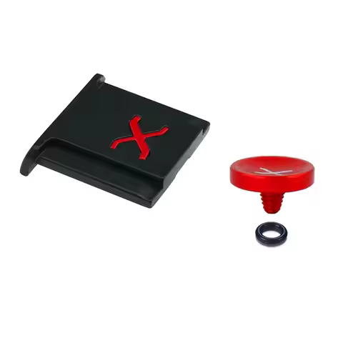 Hot Shoe Cover & Concave Shutter Release Button For Fujifilm X100VI X100V XE5 XM5 XT50 XT5 XT4 XT30 