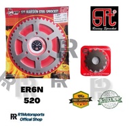 [520 STT] ER6 ER6N ER6F Kawasaki VERSYS VULCAN S 650 Z800 Sprocket 520 STT 46T 45T 14T 15T