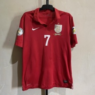Jersey England Away 2013 Original #7 Walcott