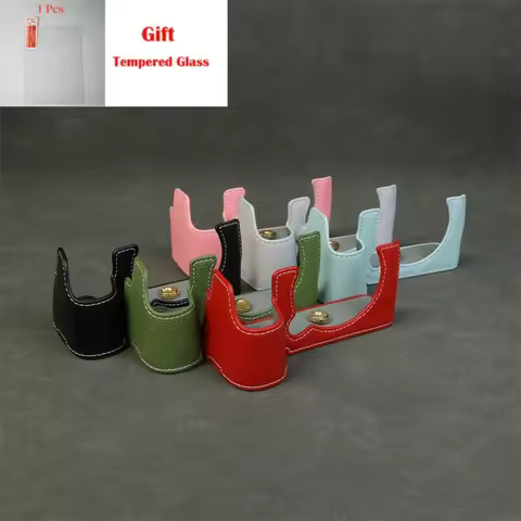 For FUJIFILM Fuji X-S20 camera bag leather case, XS20 protective case handle half cover base case + 