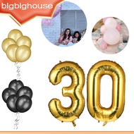 1/2/3 Hi.FANCY Balloon Birthday Decorations Air Balloon Number Latex Reusable