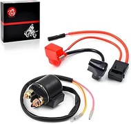 Starter Relay Solenoid & Positive Side Battery Cable for Honda 1999 2000 2001 2002 2003 2004 TRX400E