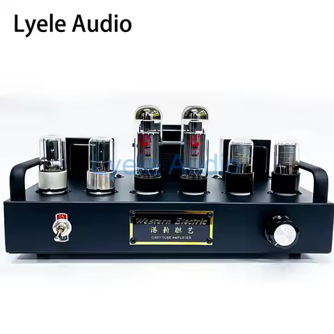 Lyele Audio 6p6p/el34 Vacuum Tube Amplifier 7.5W*2 HiFi High-End Audio Sound Amplifier with Bluetoot
