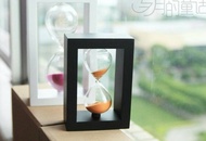 (Masterpiece) wooden hour glass 1 hour / jam pasir frame kayu 60 menit ( 1 jam )