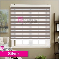 MYLANGSIR Bidai Korea / Korea Zebra Blinds / Width 2 / 3 / 4 / 5 / 6 / 7 Feet x Height 6 & 8 Feet / 