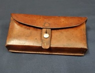 軍用小包腰包1966年瑞士Trimbach品牌老皮革隨身手拿包有現貨19x10x3cm
