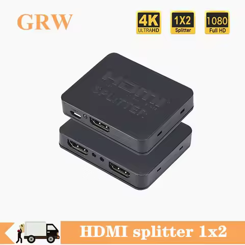 1080p 4K HDMI Splitter Full HD HDMI Switch Switcher HDMI Splitter converter 1 Input 2 Output Dual Di