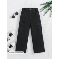 BAGGY DENIM CARGO BUDAK PREMIUM QUALITY UNISEX/ CARGO VIRAL DENIM/SIX POCKETS CAGO BOYS/BAGGY CARGO