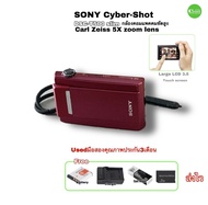 Sony Cyber-shot DSC-T500 Camera Slim 10MP HD movie กล้องมือสองเลนส์ดี Carl Zeiss 5X Lens Large 3.5” LCD Touch usedสภาพดีพร้อมใช้