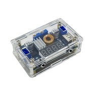 5A 可調降壓模組 CC/CV｜LED顯示＋透明外殼｜鋰電充電/LED驅動/DIY電源5A CC/CV Buck Converter w/ LED Display | Adjustable Step-