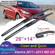 Car Wiper Blade for Hyundai Elantra 2011~2015 MD UD Avante Windscreen Windshield Wipers Car Accessor