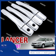 HZ For Mitsubishi Lancer 2001-2007 Chrome Door Handle Decorative Set 2002 2003 2004 2005 2006 Car De
