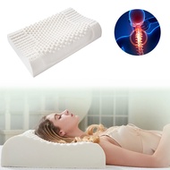 Pure Natural Latex Orthopedic Pillows Thailand Remedial Neck Sleep Pillow Protect Vertebrae Care Bedding Cervical Pillow