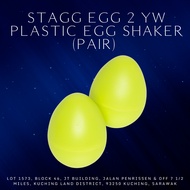 STAGG EGG2 YELLOW EGG SHAKER (PAIR) YELLOW (SHAKER/ STAGG/ ZOSO MUSIC)
