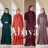 Abaya Shimmer Dahlia with Free Shawl