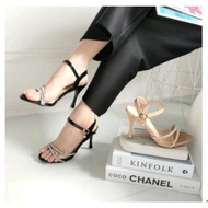 High heels Strap Permata High Heel Strap 9 Cm Heels Wedding Heels