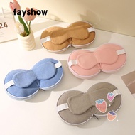FAYSHOWSG Travel Eye Cover, Sleeping  Flight Sleep Rest 2 in 1 Neck Pillow, Airplane Office Portable