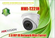 HWI-T221H HIWATCH HIKVISION 2.0 MP IR Network Mini Turret CCTV CAMERA 1YEAR WARRANTY