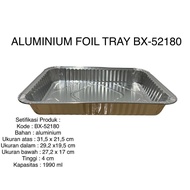 Aluminum Foil Tray Bx-52180 - Aluminum Foil Tray Container Bx 52180 { Price contains 1 Pcs } Caterin