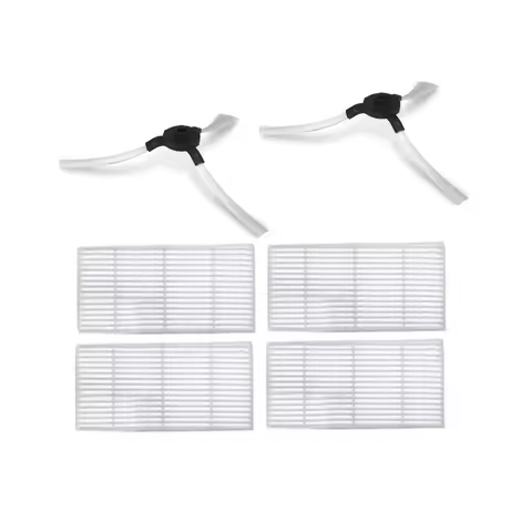 Robot Vacuum Cleaner HEPA Filter Side Brush for AMIBOT Flex H2O Connect Robotic Vacuum Cleaner Spare