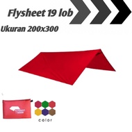 TENDA 2x3 M Tent Flysheet / 3x2 bIvak camping Flysheet