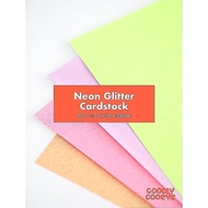 Neon Glitter Cardstock Paper | 120gsm