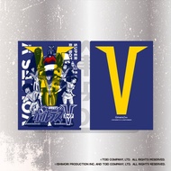 東映超級經典角色A4文件夾 V型電磁俠(藍)款