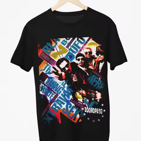 U2 Zooropa 1993 Gig Poster T-Shirt