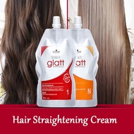 Schwarzkopf 1+N Glatt Hair Straightener Rebonding Set Original hair straightening cream for Deep Cur