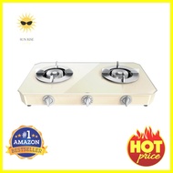 เตาแก๊สตั้งโต๊ะ 2 หัวแก๊ส MEX MIN202CTABLETOP GAS STOVE MEX MIN202C 2G **ใครยังไม่ลอง ถือว่าพลาดมาก**