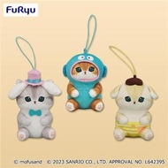 日本直送 Mofusand 鯊魚貓貓 ×Sanrio 公仔掛飾 - 日本直送 三麗鷗 pc狗 kuromi 布甸狗 melody 玉桂狗 水怪