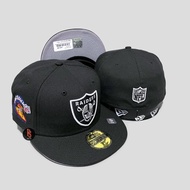 DISKON TERBATAS TOPI NEW ERA ORIGINAL 5950 PROBOWL LV RAIDERS BLACK UV