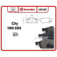 Brembo Rear Brake Pad - Honda City TMO GM2