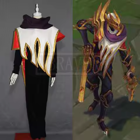 Game LOL New Hero Khada Jhin SKT T1 Comic Con Party Halloween Christmas Cosplay Costume Custom Made 