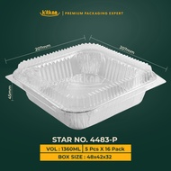 ( PREMIUM ) RECTANGLE ALUMINUM FOIL CONTAINER 4483-P