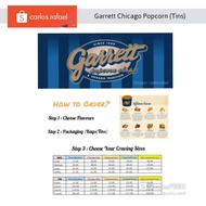 [Halal] Garrett Chicago Popcorn (Tins) - Brownie/Chicago/CaramelCrisp/CheeseCorn/Buttery/Almond/Cash